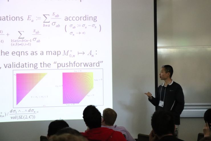 Gongwang Yan speaks about the CHY and Associahedron 
